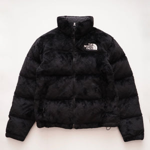 ノースフェイス ヌプシ ベロア ダウンジャケット ブラック NORTH FACE