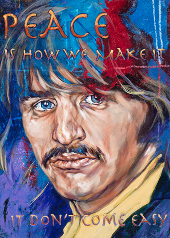 Ringo - Peace fine art print and limited edition canvas giclee