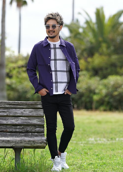 プレーン/Cロングシャツ | adamsJUGGLER（アダムスジャグラー）公式