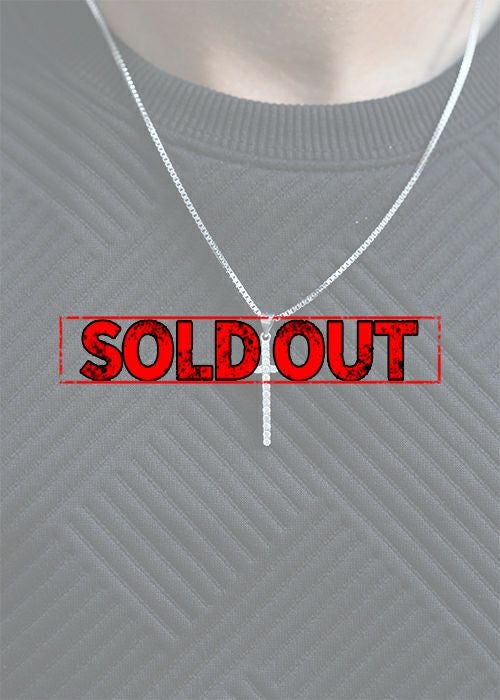 L.C3シルバーネックレス スモールクロスネックレス／クロスネックレス