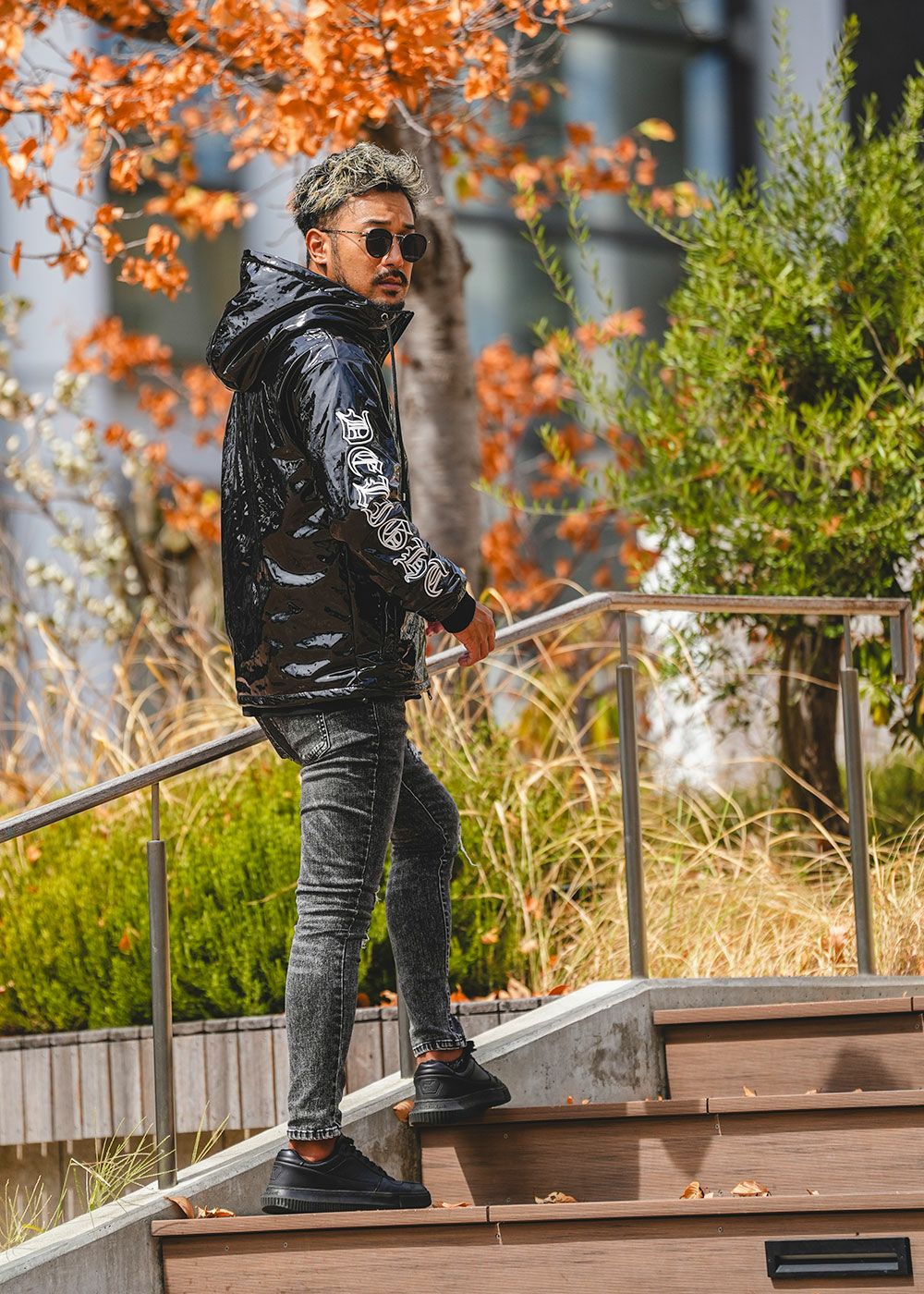 RTEG Z.TレザーO.Eロングジップパーカー | adamsJUGGLER（アダムス