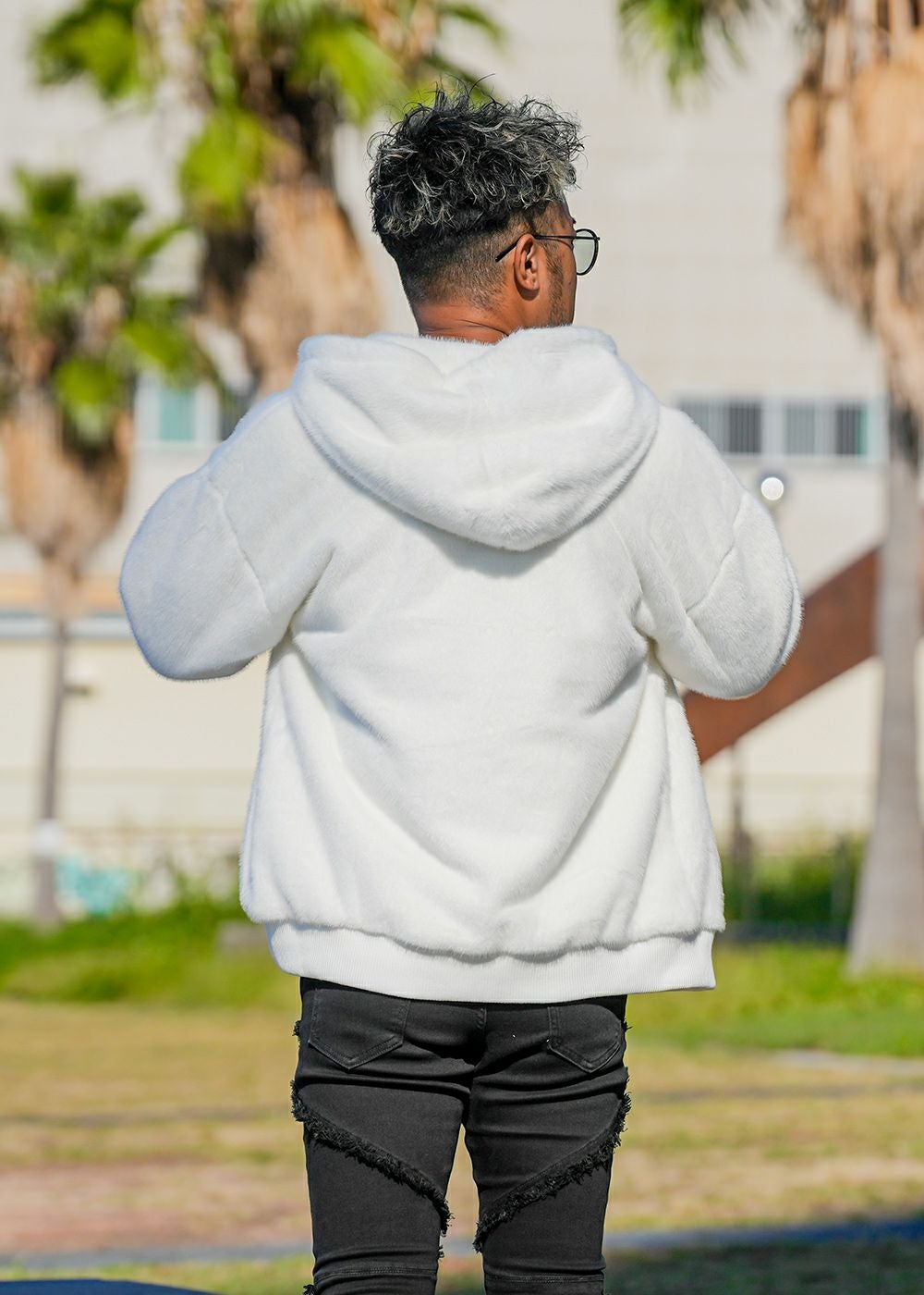 RTEG OE/OPファーフーディー | adamsJUGGLER（アダムスジャグラー