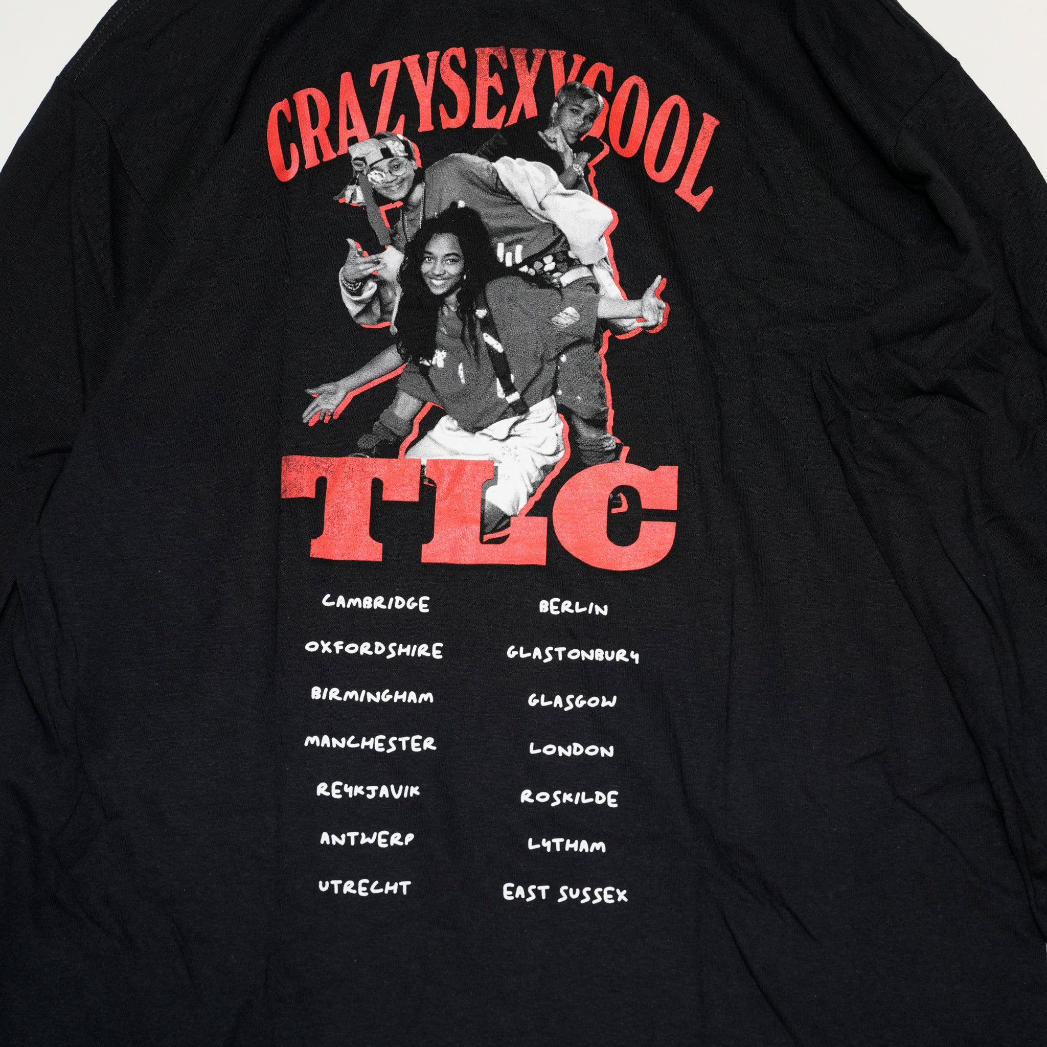 TLC Unisex Long Sleeve T-Shirt: CrazySexyCool Photo European Tour 2022