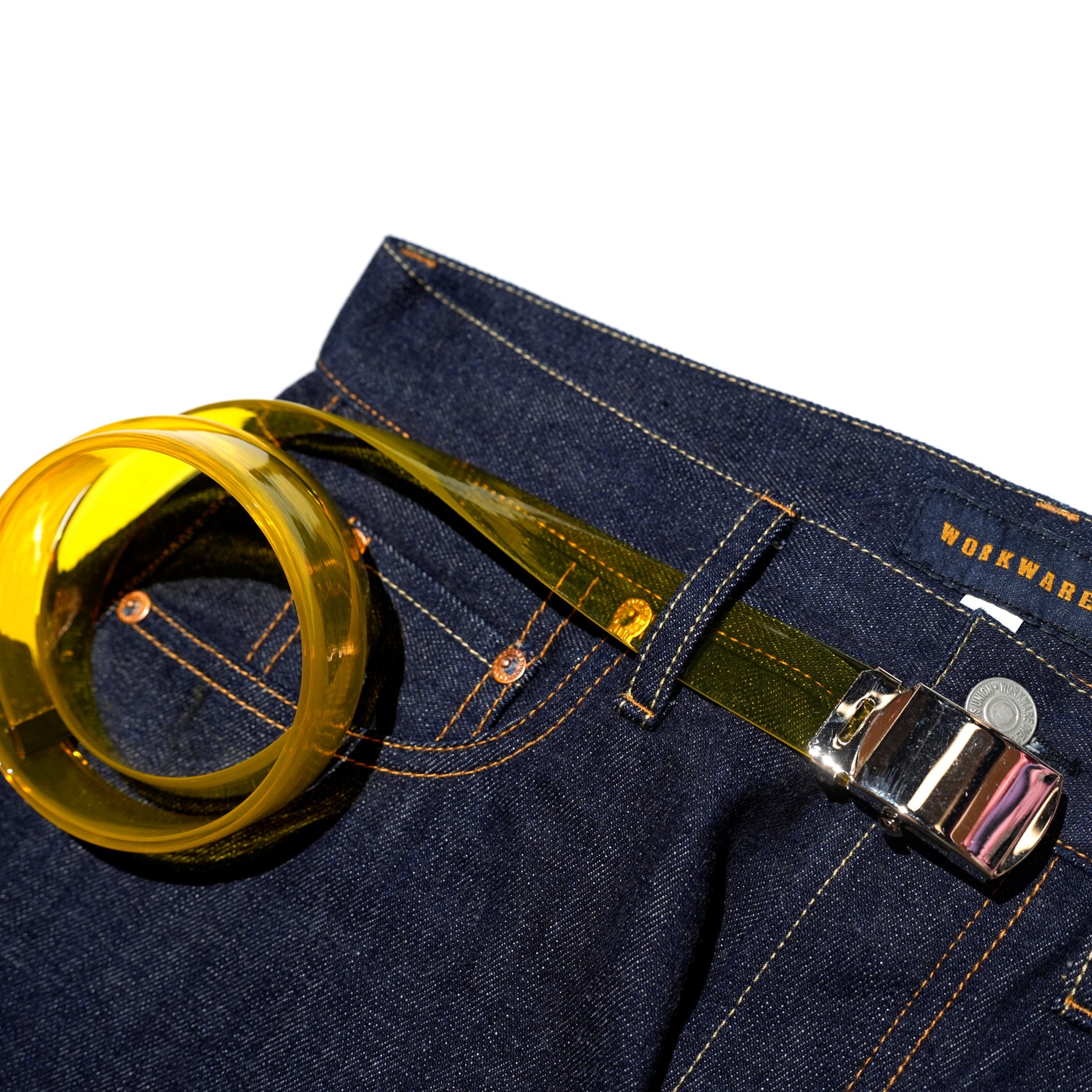 CLEAR BELT 25mm | 9-Colors【PIKE_パイク】【ネコポス選択可能】