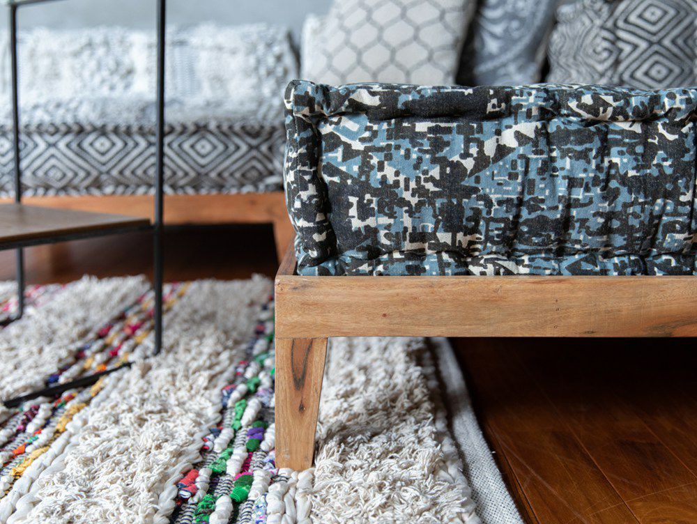 ブロック マルチ ザブ オットマン HUS ホワイト - a.depeche(アデペシュ)