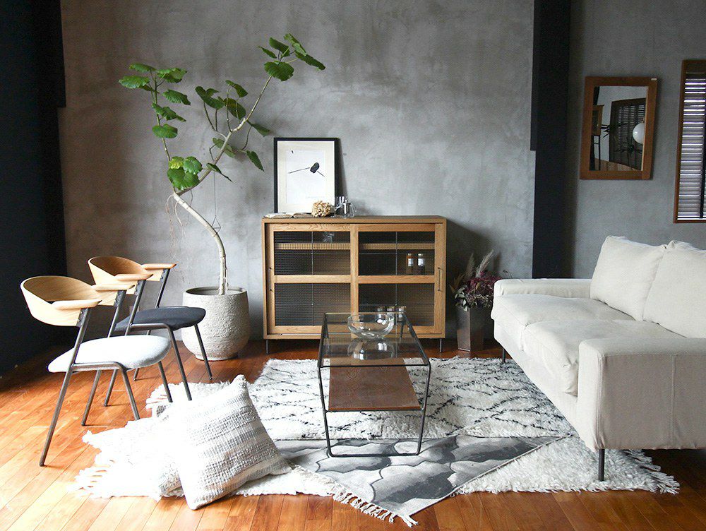 カデル スライドガラスローボード 1200 - a.depeche(アデペシュ)