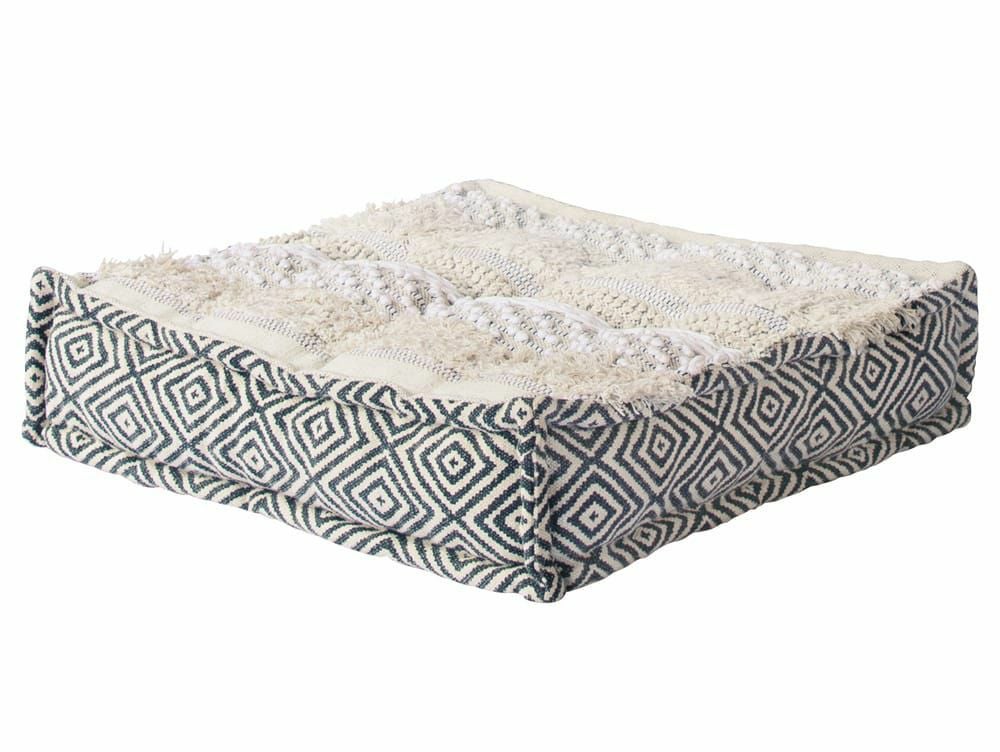 送料無料】ブロック マルチ ザブ オットマン マック ホワイト - a