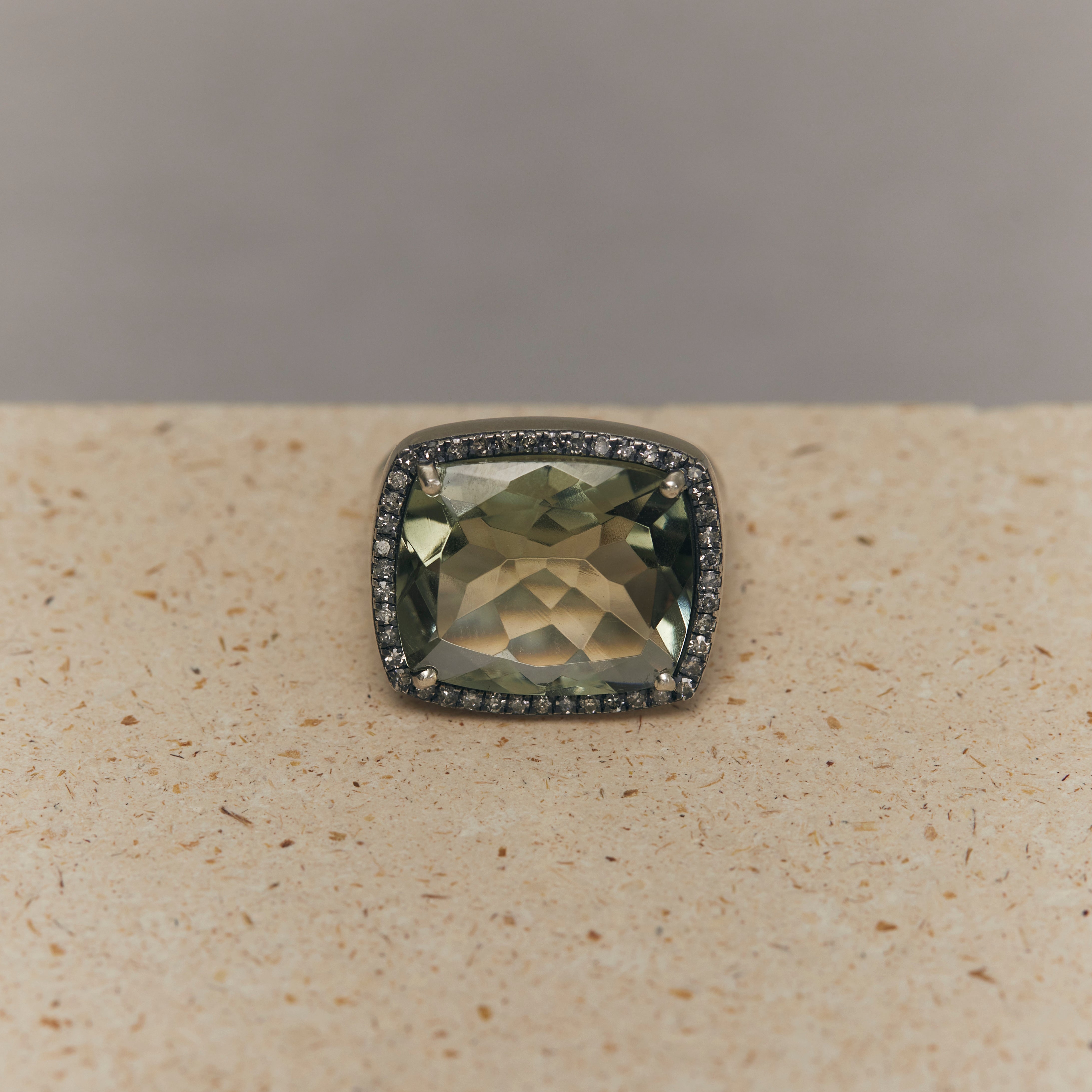 1821 Green Amethyst | Canan Ring – Adlin Hue