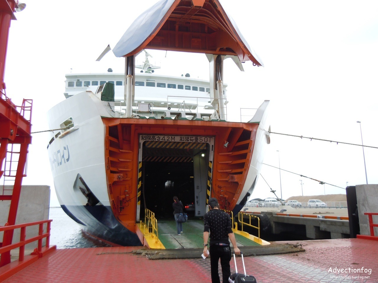 津軽海峡フェリー「ブルードルフィン」乗船記[Advectionfog]