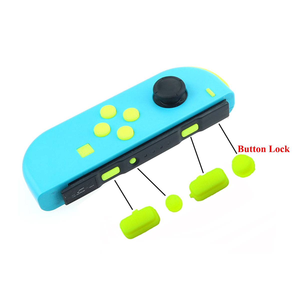 Yuxi-Nintendo Switch,nx joy-consrのボタン,交換部品,ゲーム