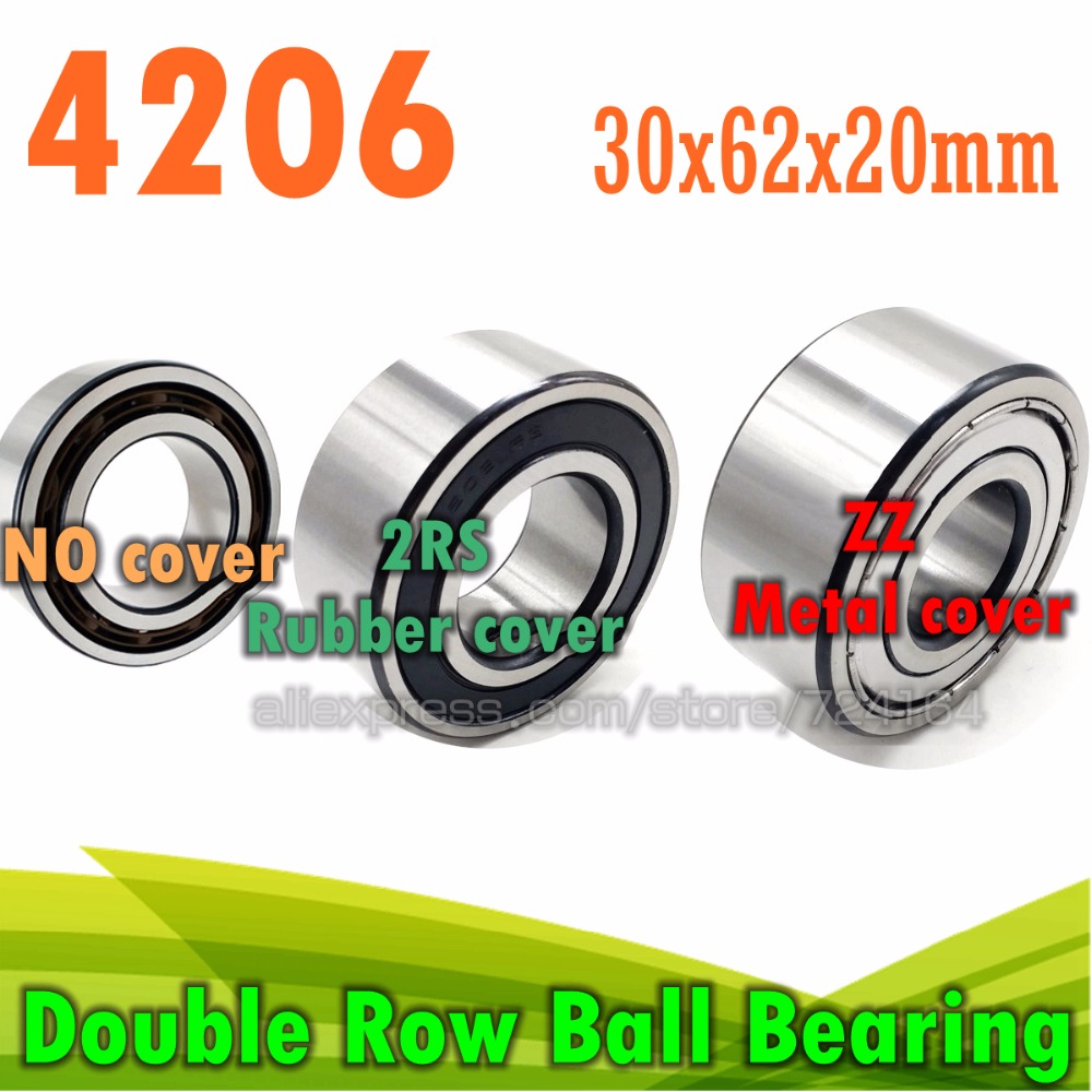 30*62*20 30x62x20 Mm Double Row Ball Bearing 4206 Zz 2rs 4206A
