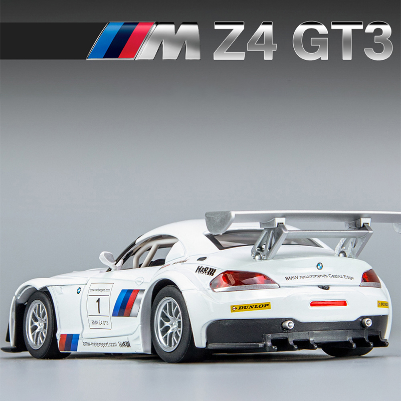 1:24 BMW Z4 GT3 M4 BMW M6 Racing Car Free Wheeling High Light