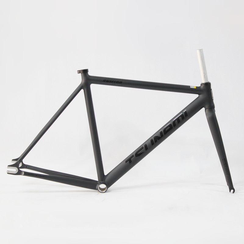 津波 SNM100 フレームセット 700C アルミ固定ギアフレームとフォーク