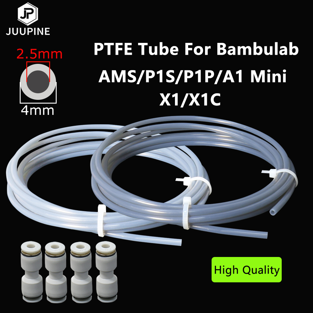 Bambu Lab Ptfe チューブ 2 5 ミリメートル 4 ミリメートル P1S P1P