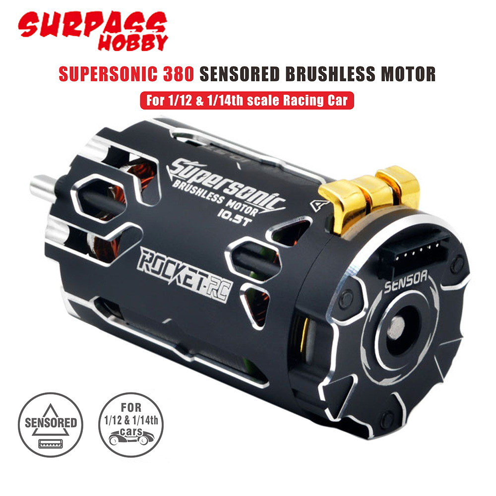 Surpass Hobby Rocket-RC Supersonic 380 8.5T 10.5T 13.5T 17.5T 2-3S