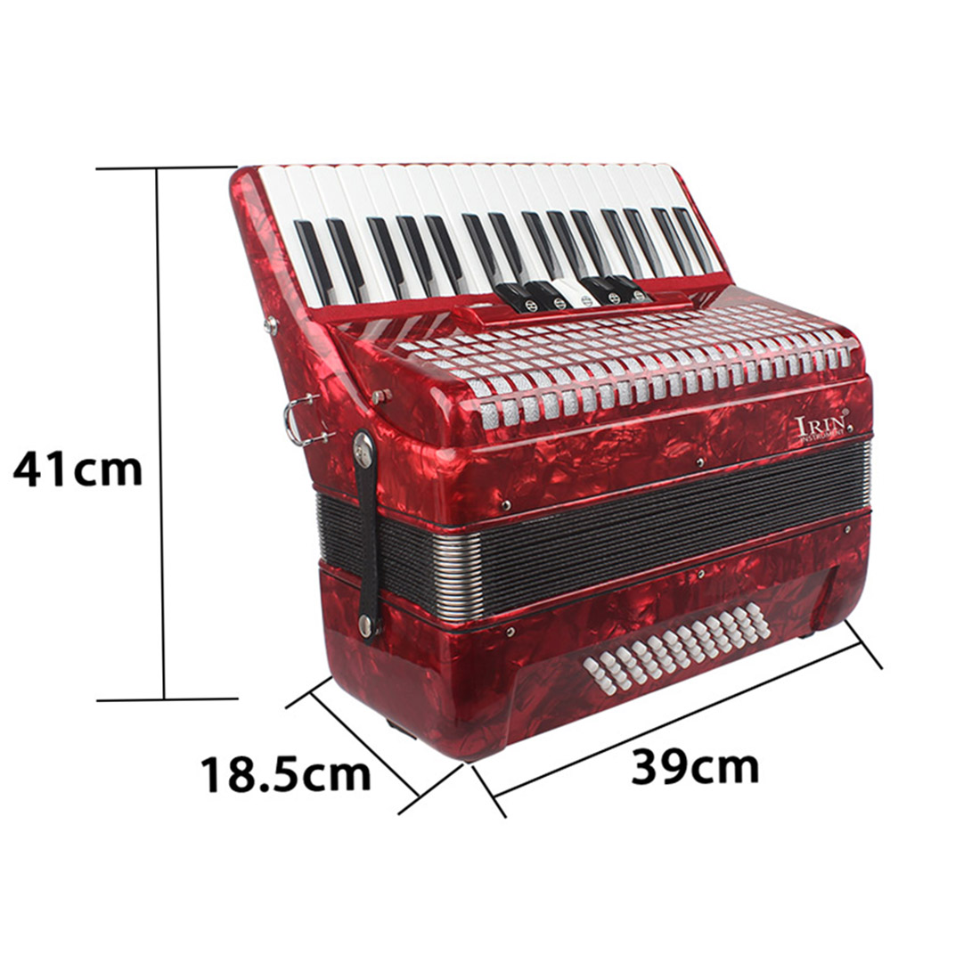 IRIN 41 キー 120 ベースアコーディオンコンサーティーナ