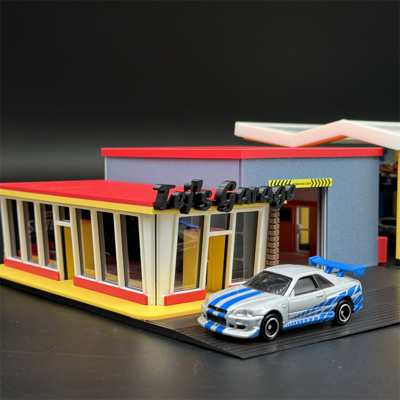 1/64 Scale TEJ'S GARAGE Model Miniature Assembled Model of