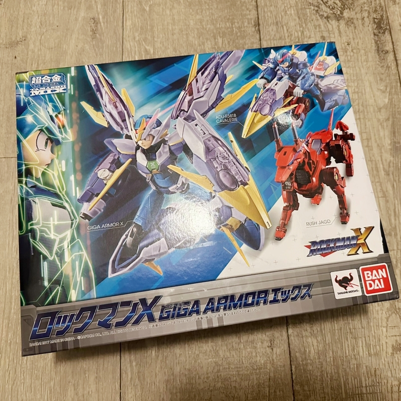 In Stock Rockman Bandai Super Alloy Megaman Mega Man X Giga Armor