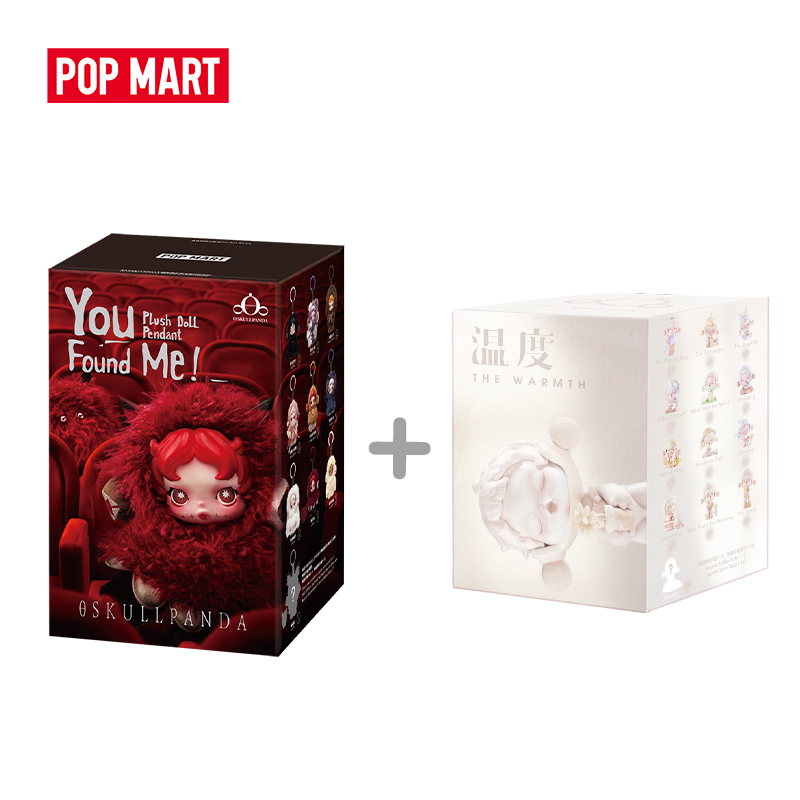 COMBO】POP MART 1個 スカルパンダ You Found Me! シリーズぬいぐるみ