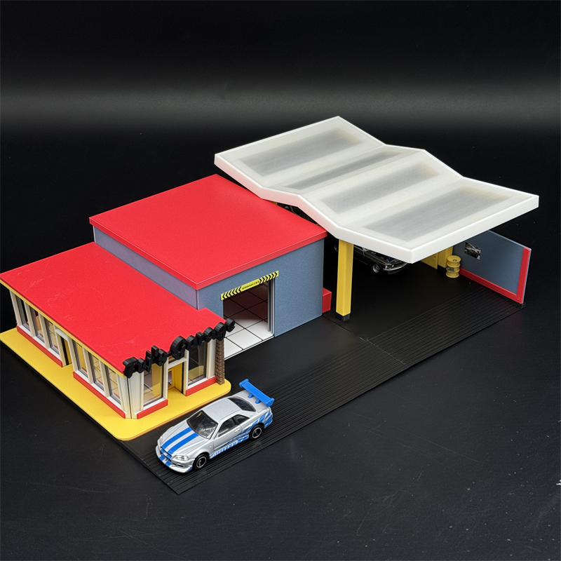 1/64 Scale TEJ'S GARAGE Model Miniature Assembled Model of