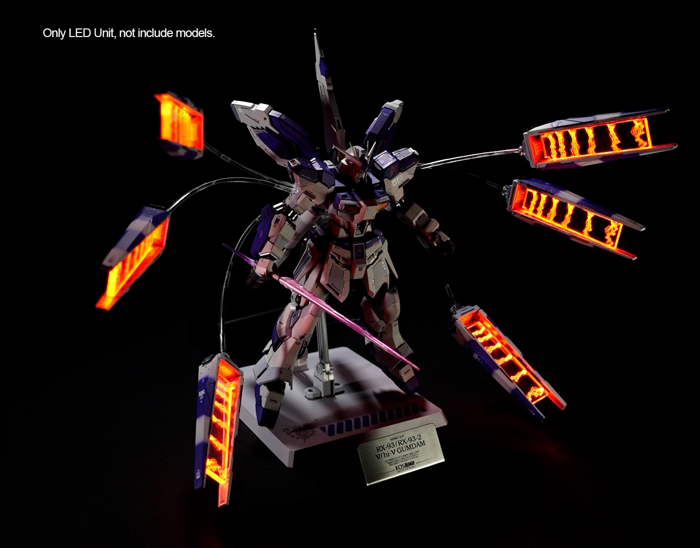 1/100 RX-93 nu gundam ver用のkosisus rgb ledユニット。 - AliExpress 26