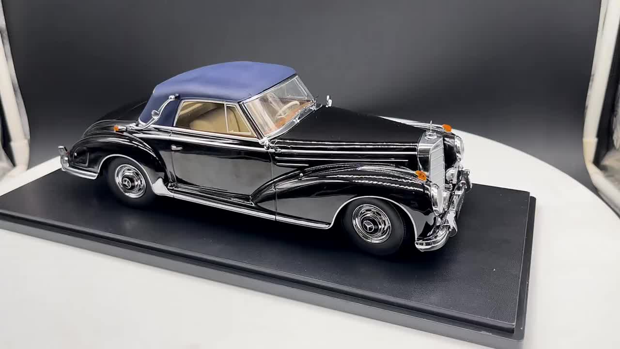 KK 1:18 Scale Diecast Alloy Benz 300 SC Cabriolet 1957 Toys Cars