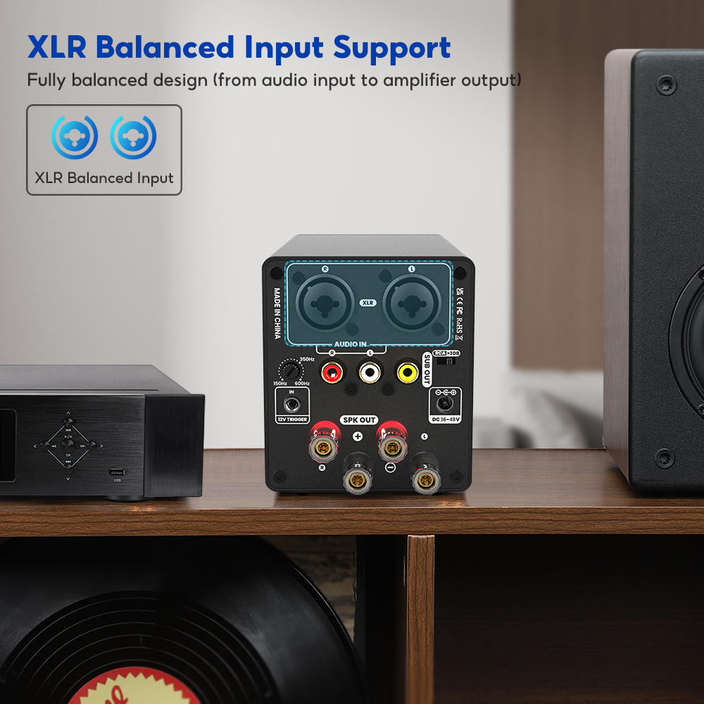 AIYIMA A70 TPA3255 PFFBステレオパワーアンプ 300Wx2 クラスDステレオ