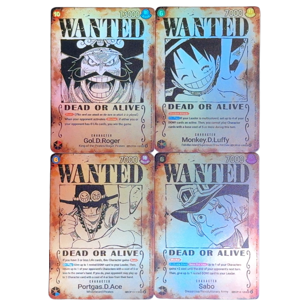 One Piece TCG OPCG English OP13 Character card Wanted Poster Roger