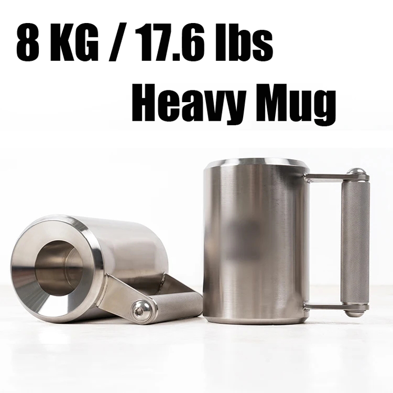 8kg ヘビーマグ 17.6ポンド ダンベル AISI304 素材 120ml 容量、6kg