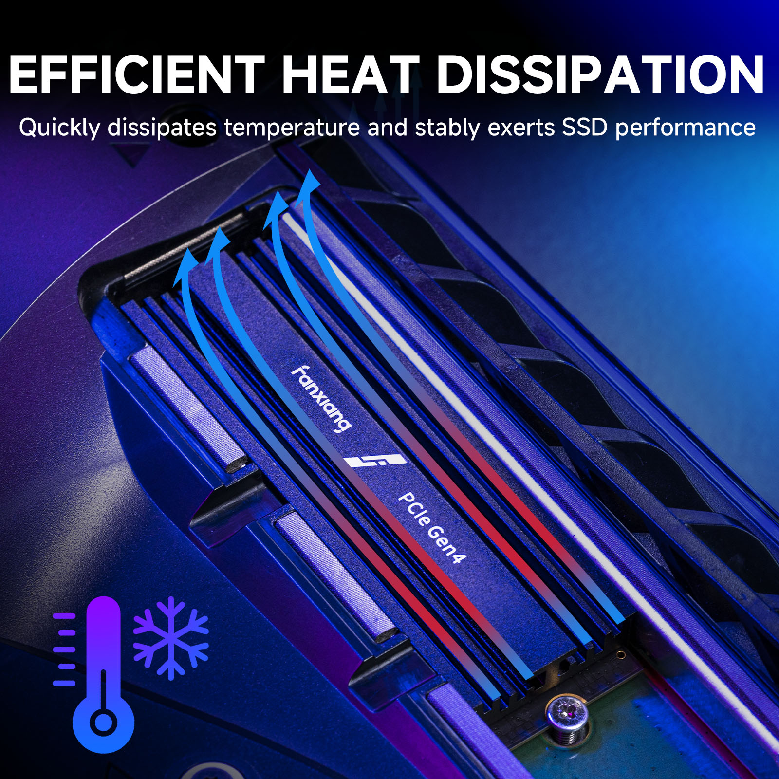 Fanxiang S880R 7450MB/s SSD NVMe M.2 2280 4TB 2TB 1TB 内蔵ソリッド