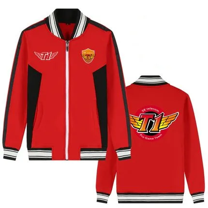 Game LOL World Champion SKT T1 Team Players Uniforms Faker Game