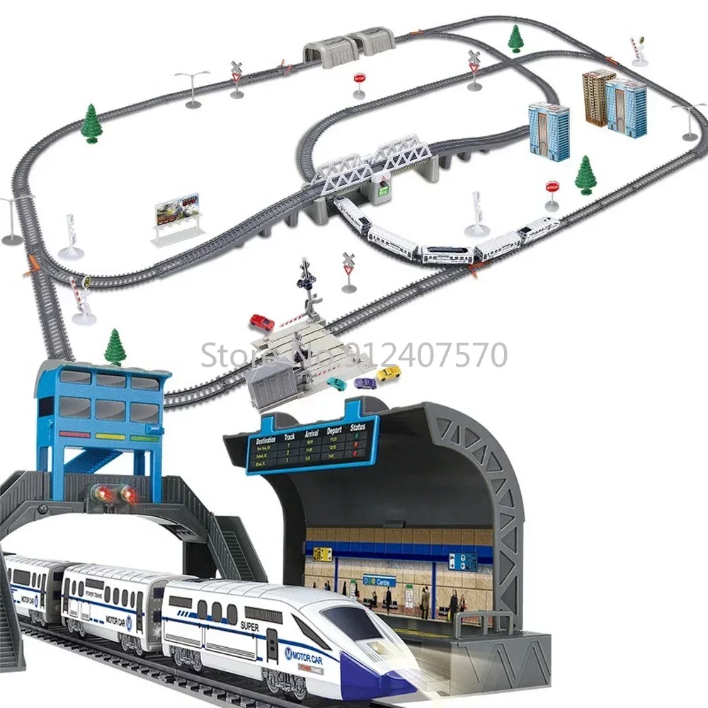 Electric Train High Speed Train Model Railway Track Harmony Rail