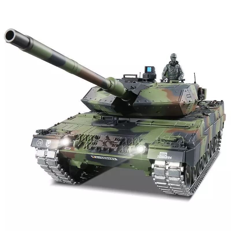 Henlong 3889-1 Leopard2A6 1/16 TK7.0アップグレード金属版ドイツ