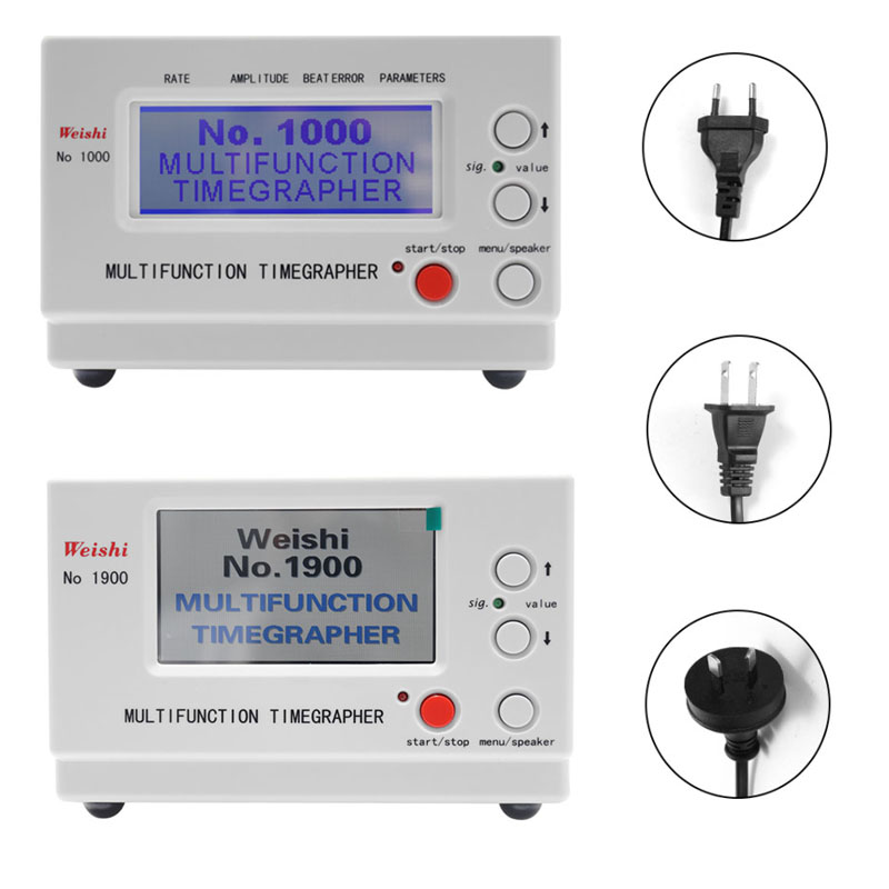 Weishi 機械式時計タイミングテスターマシン多機能タイムグラファー NO
