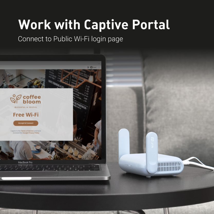 GL.iNet GL-MT3000 (Beryl AX) Wi-Fi 6 ワイヤレス トラベル