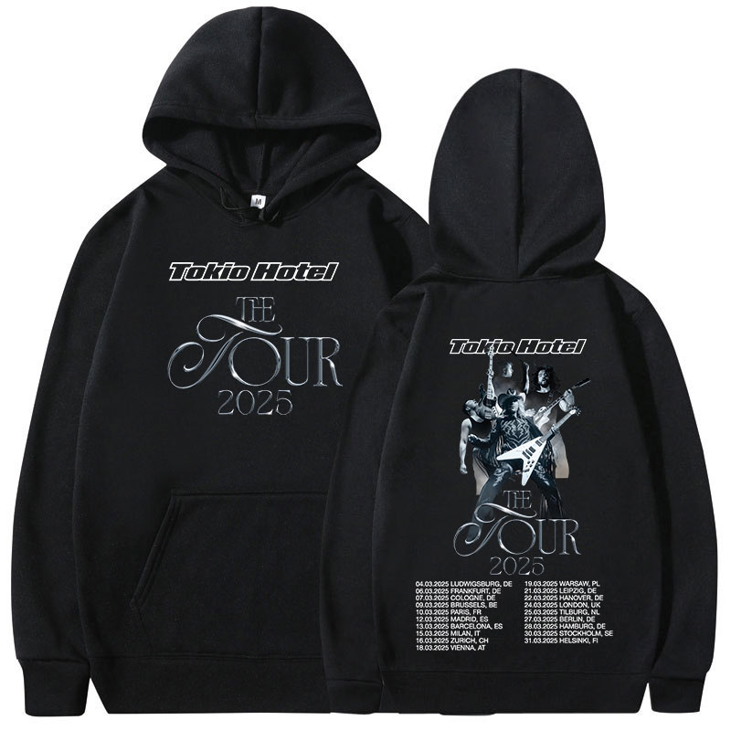 German Rock Band Tokio Hotel The Tour 2025 Hoodies Men Women