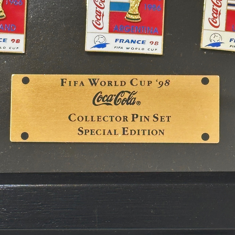 1998年 FIFA フランスワールドカップ コカ・コーラ ピンバッジ全6種