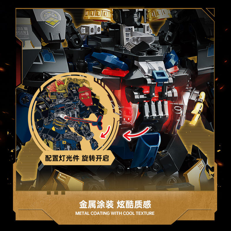TOPTOY Moshow Toys Takeda Shingen Mecha Dark Night Version-Afobrick