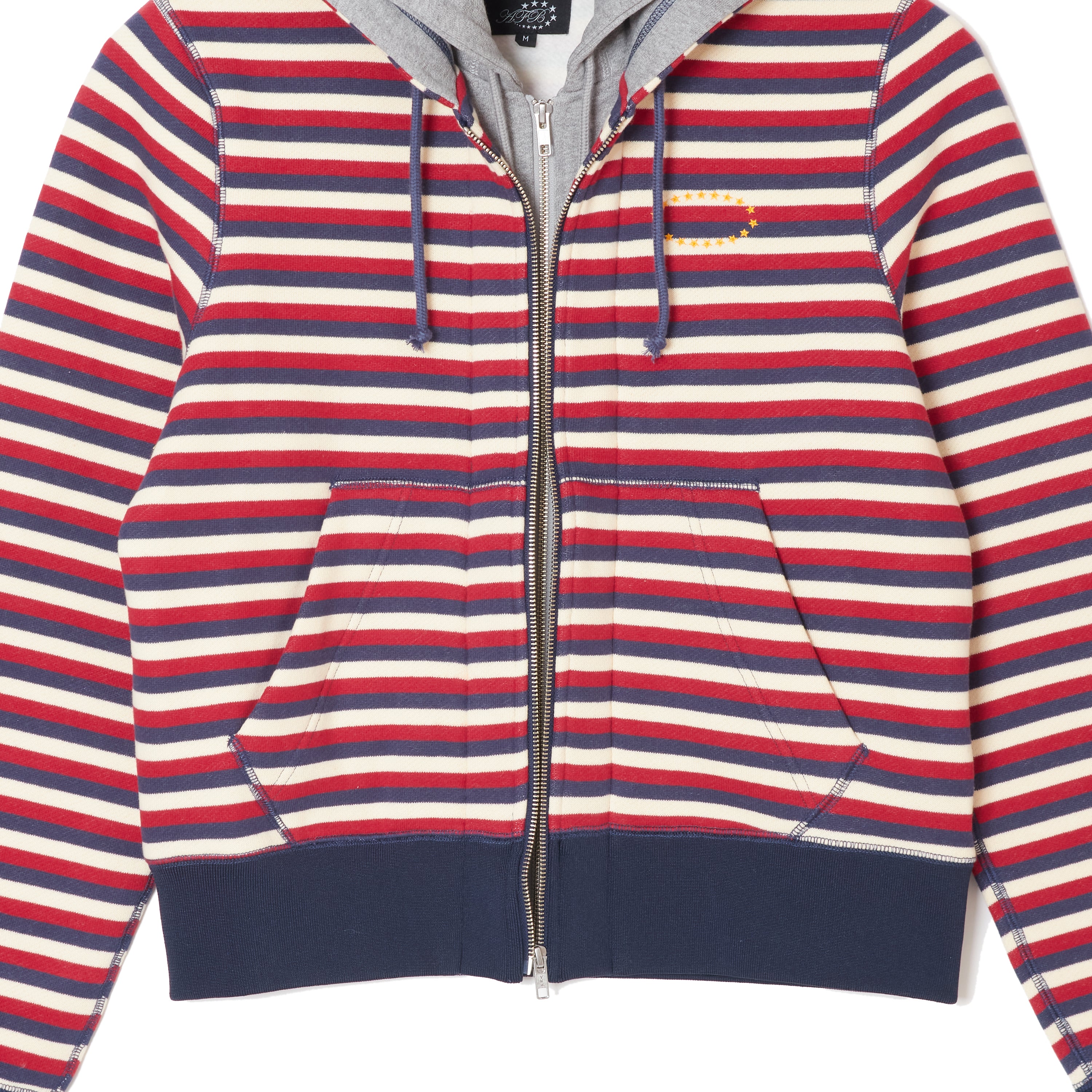 DOUBLE LAYERD ZIP UP HOODIE – AFB