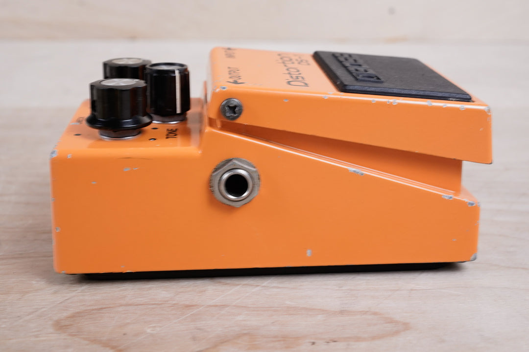 Boss DS-1 Distortion (Black Label, Long Dash) 1981 Orange ACA Made