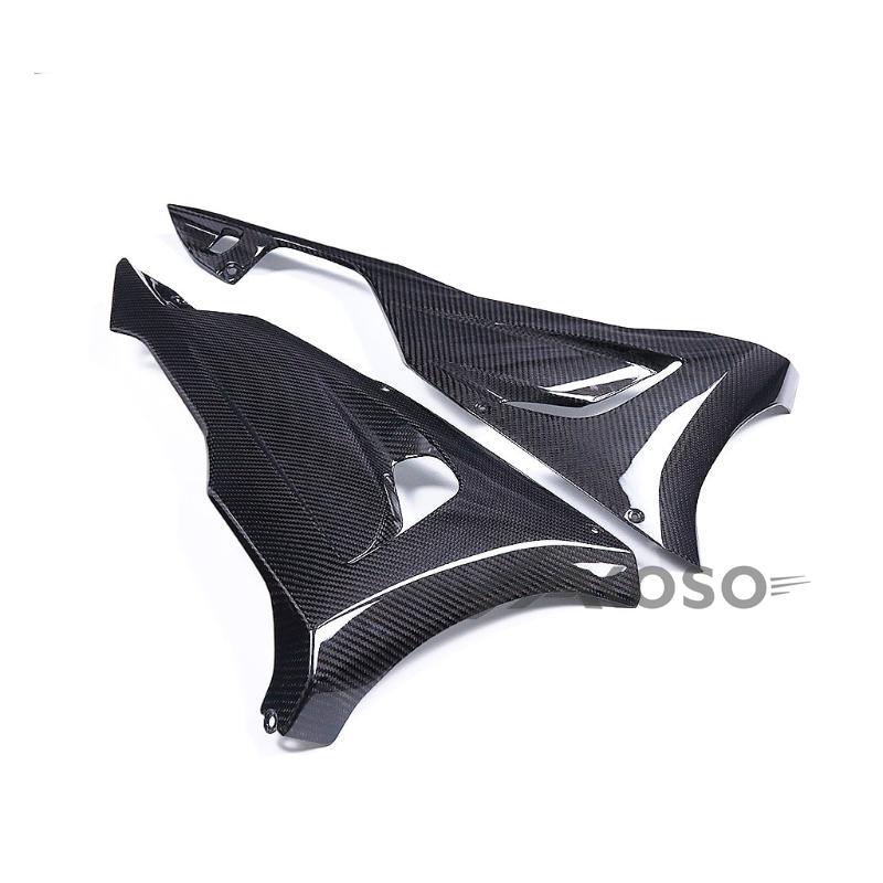 AKOSO 2024+ Kawasaki Ninja ZX-6R 636 Carbon Fiber Lower Belly Pan Fair