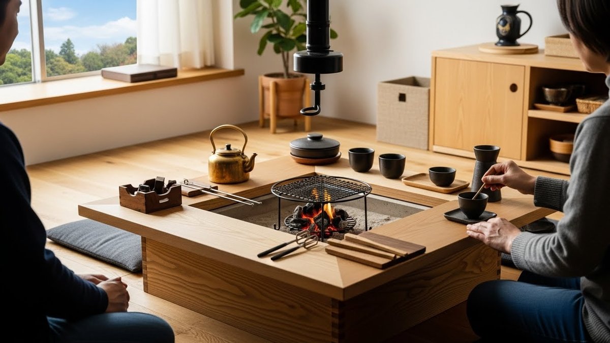 近隣配達可能 割と綺麗 囲炉裏テーブル 近隣配達可能 割と綺麗 囲炉裏