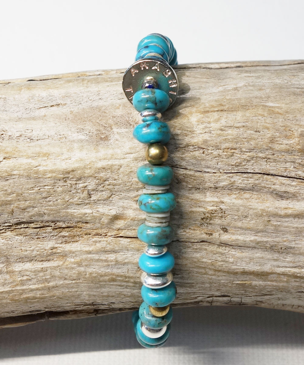 TURQUOISE BEADS BRACELET(ターコイズビーズ ブレスレット)｜COLOR-SAX