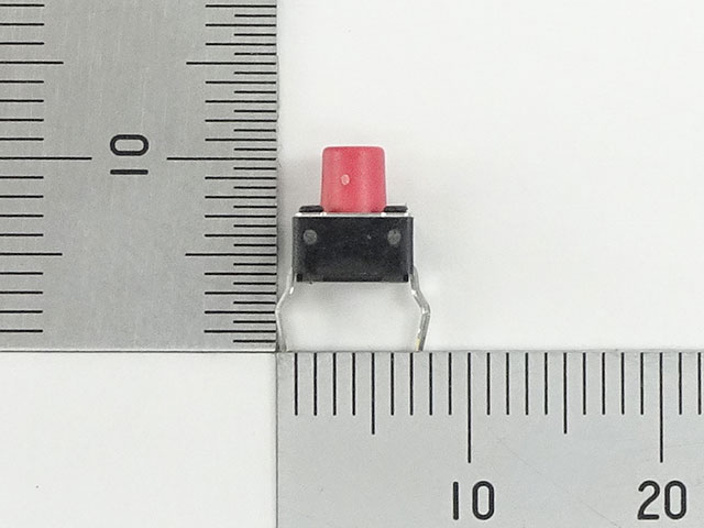 タクトスイッチ(赤色): 制御部品・駆動部品 秋月電子通商-電子部品