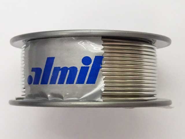 日本アルミット 高性能ヤニ入りハンダ(無洗浄) 1.0mm 100g 鉛フリー
