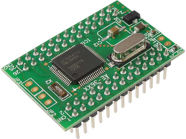 AKI-H8/3694Fタイニーマイコンボード(完成品): 開発ツール・ボード