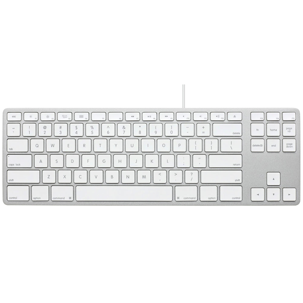 Matias Wired Aluminum Tenkeyless keyboard for Mac - Silver 英語