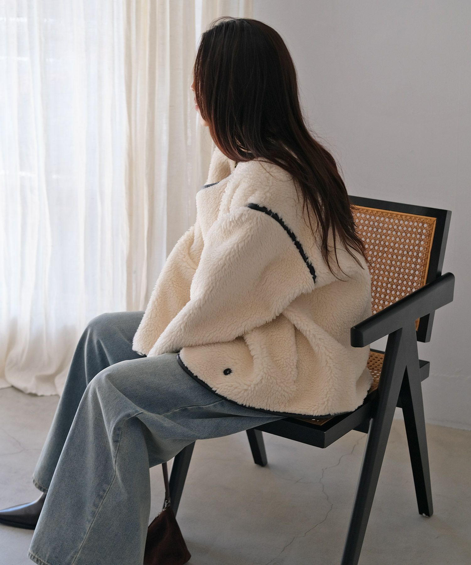 ボアミドルブルゾン | AKTE