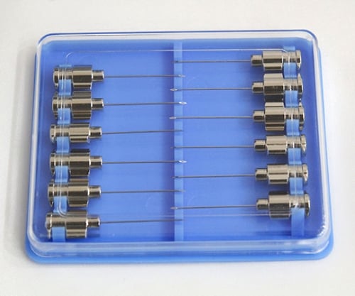 61-9092-85 VAN金属針 皮下針 1/4（ゲージ27G ロック基 針先約12°）RB