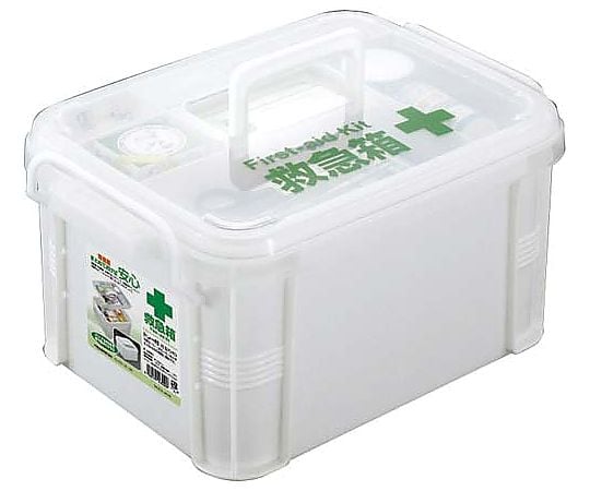 61-9105-66 救急箱（トレー付き） F-2465 【AXEL】 アズワン